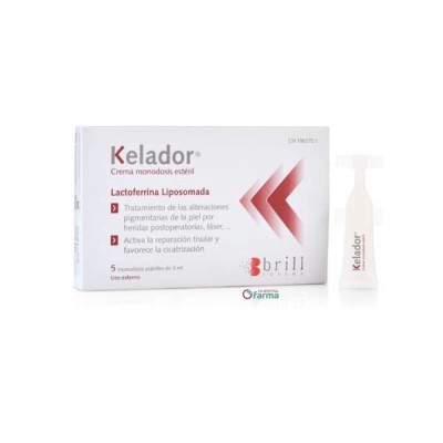 Comprar KELADOR CREMA MONODOSIS ESTERIL 5 X 5 ML al mejor precio en NuestraFarma, tu farmacia online