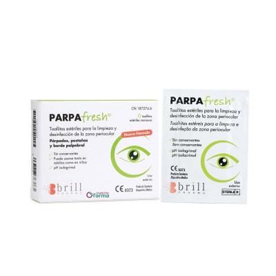 Comprar PARPAFRESH TOALLITAS LIMPIEZA PARPADOS 6 TOALLITAS al mejor precio en NuestraFarma, tu farmacia online