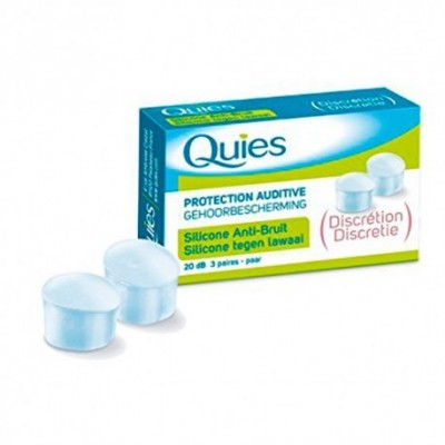 Comprar QUIES TAPONES OIDOS SILICONA ANTIRUIDO 6 UNIDADES al mejor precio en NuestraFarma, tu farmacia online
