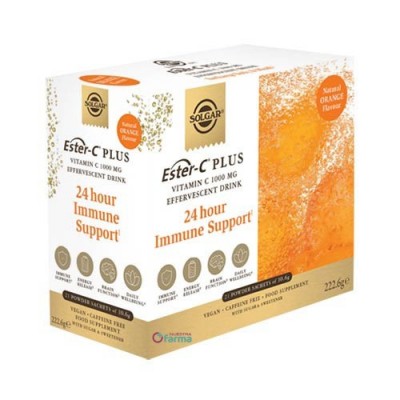 Comprar SOLGAR ESTER C PLUS EFERVESCENTE 21 SOBRES al mejor precio en NuestraFarma, tu farmacia online