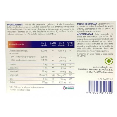 Comprar AREDSAN 60 CAPSULAS al mejor precio en NuestraFarma, tu farmacia online