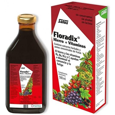 Comprar FLORADIX HIERRO Y VITAMINAS 500 ML al mejor precio en NuestraFarma, tu farmacia online