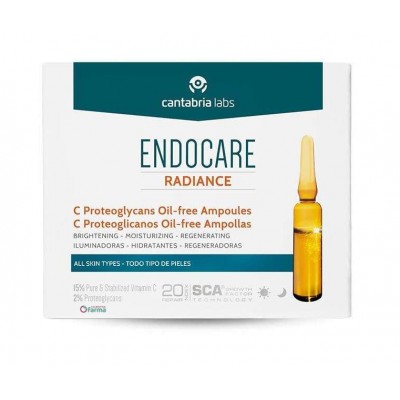 Comprar ENDOCARE RADIANCE C PROTEOGLICANOS OILFREE 30 AMPOLLAS 2 ML al mejor precio en NuestraFarma, tu farmacia online