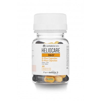 Comprar HELIOCARE 360º D PLUS 30 CAPSULAS al mejor precio en NuestraFarma, tu farmacia online