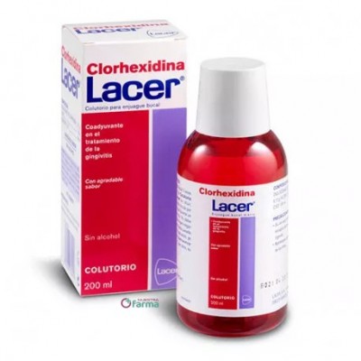 Comprar LACER COLUTORIO CLORHEXIDINA 200 ML al mejor precio en NuestraFarma, tu farmacia online