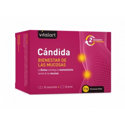 Comprar VITALART CANDIDA 30 PERLAS + 30 COMPRIMIDOS al mejor precio en NuestraFarma, tu farmacia online