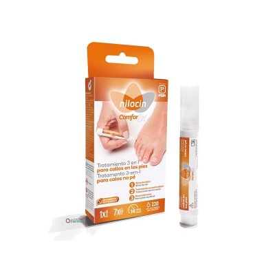 Comprar NILOCIN COMFORSIL TRATAMIENTO 3 EN 1 PARA CALLOS EN LOS PIES LAPIZ 3 ML al mejor precio en NuestraFarma, tu farmacia online