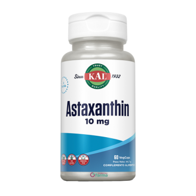 Comprar KAL ASTAXANTHIN 10 MG 60 CAPSULAS VEGETALES al mejor precio en NuestraFarma, tu farmacia online