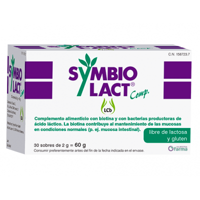 Comprar SYMBIOLACT COMP 30 SOBRES 2 G al mejor precio en NuestraFarma, tu farmacia online