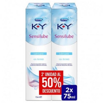 Comprar K-Y GEL LUBRICANTE HIDROSOLUBLE INTIMO 75 ML 2 UNIDADES al mejor precio en NuestraFarma, tu farmacia online