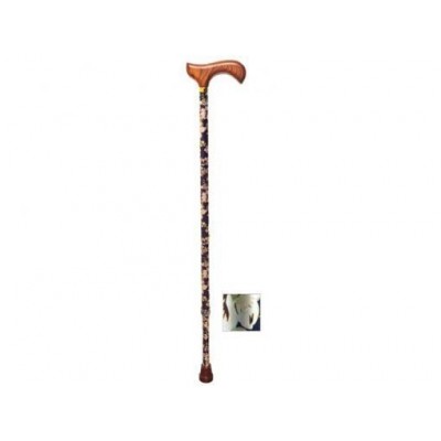 Comprar MULETILLA EXTENSIBLE ALUMINIO ESTAMPADO FLOR AZUL BLANCO PRIM REF465618 al mejor precio en NuestraFarma, tu farmacia online