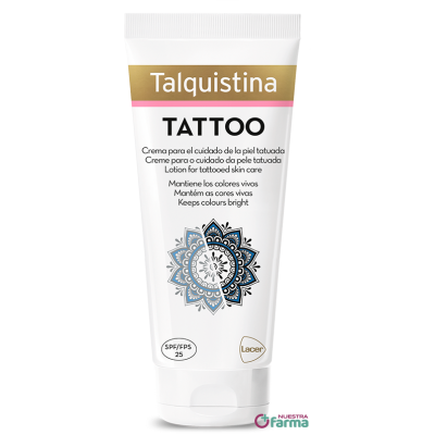 Comprar TALQUISTINA TATTOO CREMA 70 ML al mejor precio en NuestraFarma, tu farmacia online