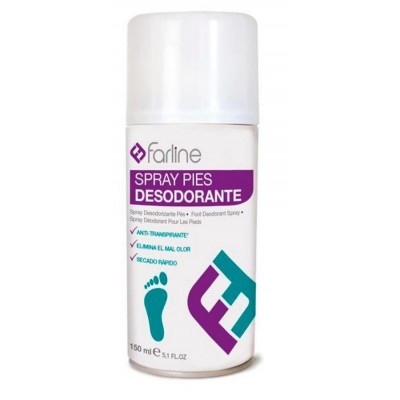 Comprar FARLINE DESODORANTE PIES SPRAY 150 ML al mejor precio en NuestraFarma, tu farmacia online