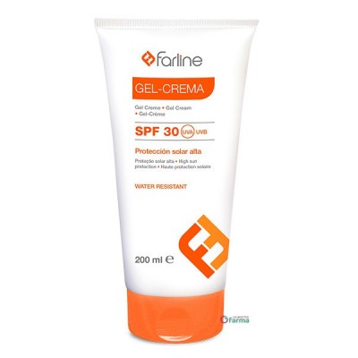 Comprar FARLINE GEL CREMA SOLAR SPF 30+ 200 ML al mejor precio en NuestraFarma, tu farmacia online