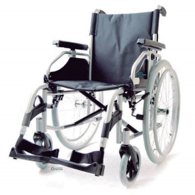 Comprar SILLA DE RUEDAS LINUS 500 CON RUEDAS TRASERAS GRANDES CON FRENO al mejor precio en NuestraFarma, tu farmacia online