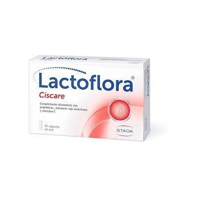 Comprar LACTOFLORA CISCARE 30 CAPSULAS al mejor precio en NuestraFarma, tu farmacia online