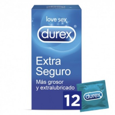 Comprar DUREX EXTRA SEGURO PRESERVATIVOS 12 UNIDADES al mejor precio en NuestraFarma, tu farmacia online