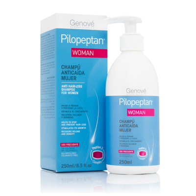 Comprar PILOPEPTAN WOMAN CHAMPU ANTICAIDA MUJER USO FRECUENTE 250 ML al mejor precio en NuestraFarma, tu farmacia online