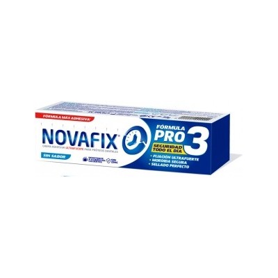 Comprar NOVAFIX FORMULA PRO 3 CREMA ADHESIVA ULTRAFUERTE SIN SABOR 50 G al mejor precio en NuestraFarma, tu farmacia online