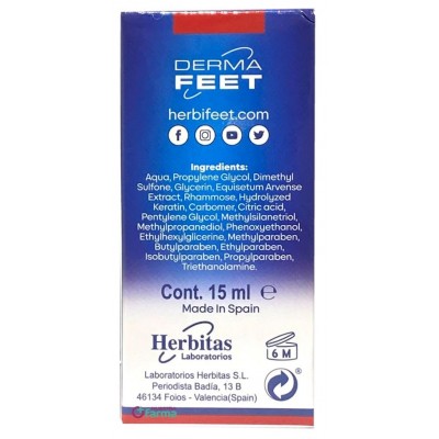 Comprar DERMAFEET GEL REPARADOR UÑAS QUEBRADIZAS FRAGILES Y CUTICULA 15 ML al mejor precio en NuestraFarma, tu farmacia online
