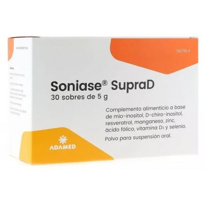 Comprar SONIASE SUPRA D 30 SOBRES al mejor precio en NuestraFarma, tu farmacia online