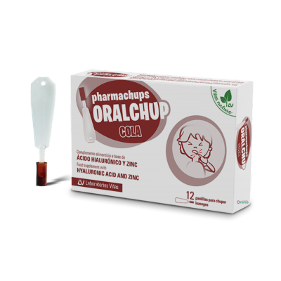 Comprar PHARMACHUPS ORALCHUP 12 PASTILLAS PARA CHUPAR SABOR COLA al mejor precio en NuestraFarma, tu farmacia online