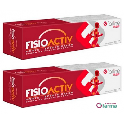 Comprar FARLINE FISIOACTIV FORTE EFECTO CALOR DUPLO 2 X 60 G al mejor precio en NuestraFarma, tu farmacia online