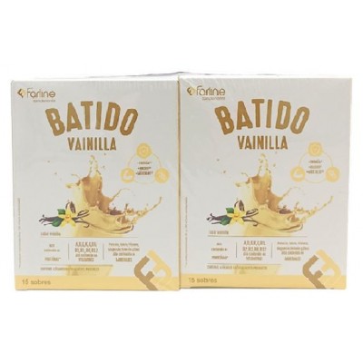 Comprar FARLINE BATIDO SABOR VAINILLA DUPLO 2 X 15 SOBRES 30 G al mejor precio en NuestraFarma, tu farmacia online