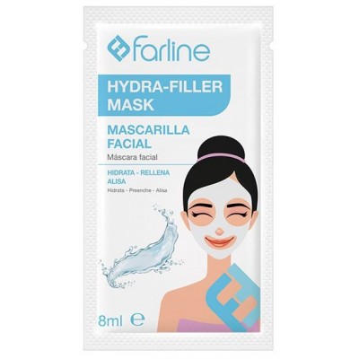 Comprar FARLINE MASCARILLA FACIAL HYDRA-FILLER MASK CREMA 10 UNIDADES 8 ML al mejor precio en NuestraFarma, tu farmacia online