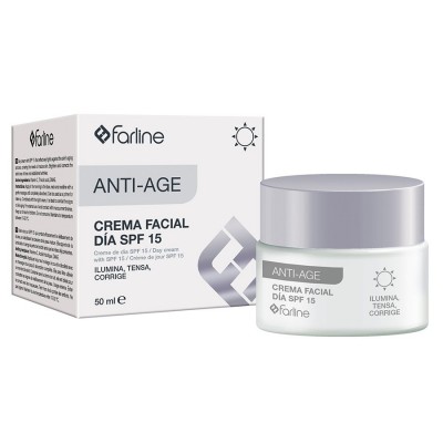 Comprar FARLINE CREMA FACIAL ANTI-AGE DIA SPF15 50 ML al mejor precio en NuestraFarma, tu farmacia online