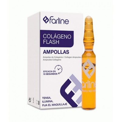 Comprar FARLINE AMPOLLAS COLAGENO FLASH 1 AMPOLLA 2 ML al mejor precio en NuestraFarma, tu farmacia online