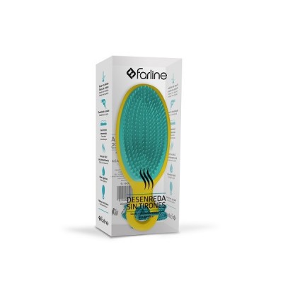 Comprar FARLINE CEPILLO DESENREDANTE 1 UNIDAD COLOR AMARILLO al mejor precio en NuestraFarma, tu farmacia online