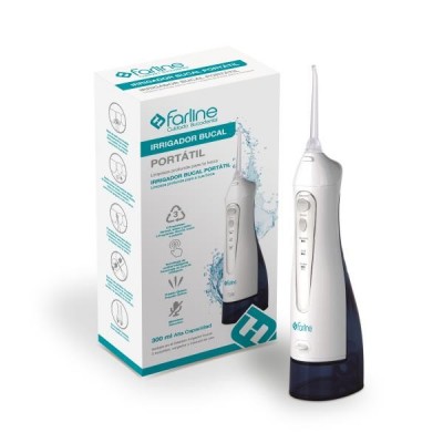 Comprar FARLINE IRRIGADOR BUCAL PORTATIL 1 UNIDAD al mejor precio en NuestraFarma, tu farmacia online