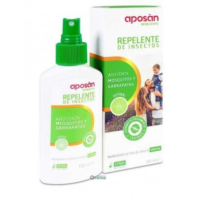 Comprar APOSAN REPELENTE DE INSECTOS HERBAL 100 ML al mejor precio en NuestraFarma, tu farmacia online