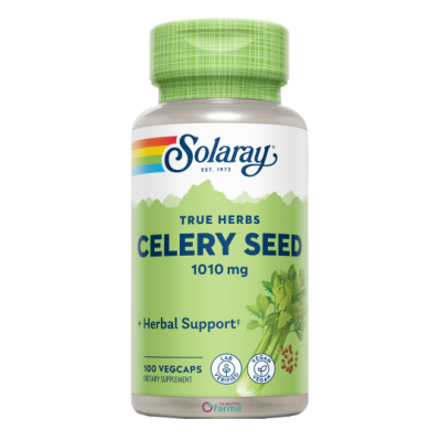 Comprar SOLARAY CELERY SEED (SEMILLAS DE APIO) 100 CAPSULAS VEGETALES al mejor precio en NuestraFarma, tu farmacia online