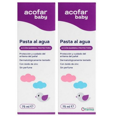 Comprar ACOFARBABY PACK PASTA AL AGUA 75 ML OFERTA 2X1 al mejor precio en NuestraFarma, tu farmacia online
