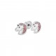 INVERNESS PENDIENTE ACERO INOXIDABLE 010C UNICORNIO PURPURINA ROSA 6 MM