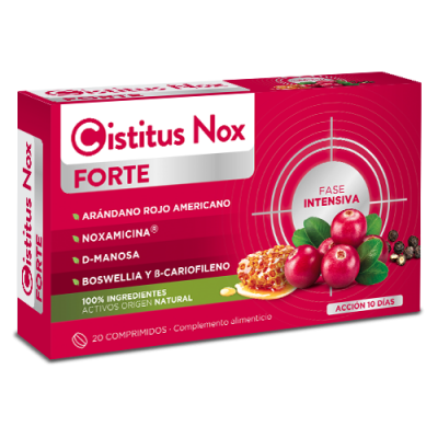 Comprar CISTITUS NOX FORTE 20 COMPRIMIDOS al mejor precio en NuestraFarma, tu farmacia online