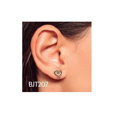 Comprar BIOJOUX PENDIENTES CORAZON SOLITARIO 9 MM BJT207 1 PAR al mejor precio en NuestraFarma, tu farmacia online