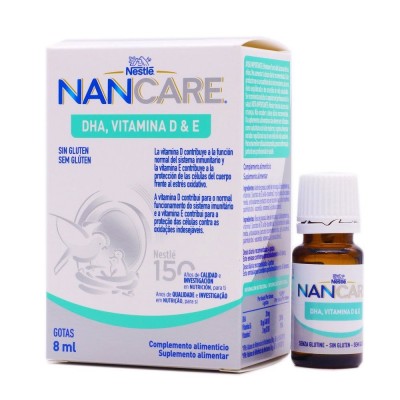 Comprar NANCARE DHA VITAMINA D & E NESTLE 8 ML al mejor precio en NuestraFarma, tu farmacia online