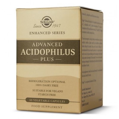 Comprar SOLGAR ADVANCED ACIDOPHILUS PLUS 60 CAPSULAS VEGETALES al mejor precio en NuestraFarma, tu farmacia online