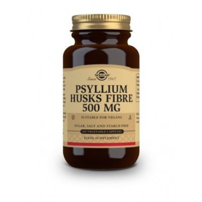 Comprar SOLGAR FIBRA DE CASCARA DE PSYLLIUM 500 MG 200 CAPSULAS VEGETALES al mejor precio en NuestraFarma, tu farmacia online