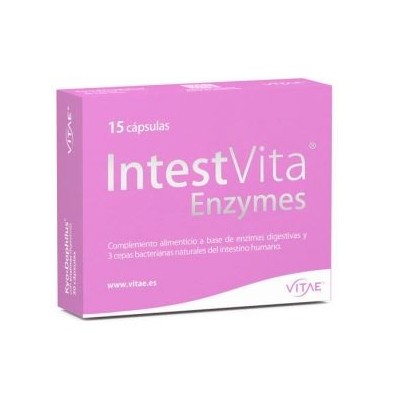 Comprar VITAE INTESTVITA ENZYMES 15 CAPSULAS al mejor precio en NuestraFarma, tu farmacia online