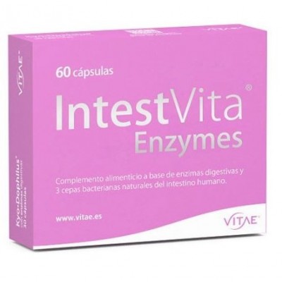 Comprar VITAE INTESTVITA ENZYMES 60 CAPSULAS al mejor precio en NuestraFarma, tu farmacia online