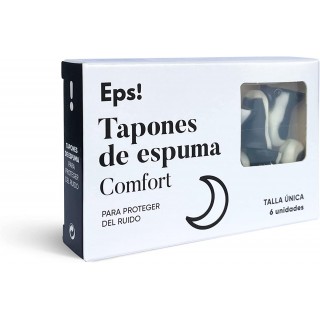 EPS! TAPONES DE ESPUMA COMFORT 6 UNIDADES