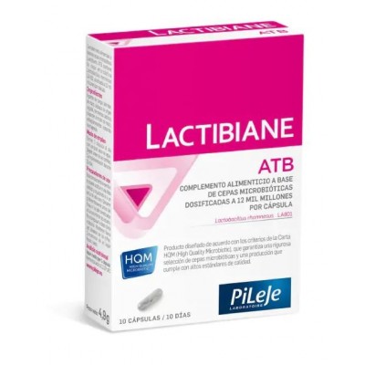 Comprar LACTIBIANE ATB 10 CAPSULAS al mejor precio en NuestraFarma, tu farmacia online