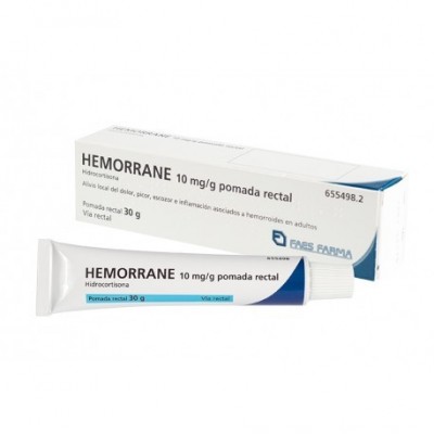 Comprar HEMORRANE 10 mg/g POMADA RECTAL 1 TUBO 30 g al mejor precio en NuestraFarma, tu farmacia online