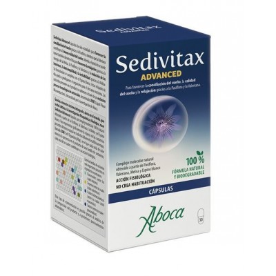 Comprar SEDIVITAX ADVANCED 30 CAPSULAS al mejor precio en NuestraFarma, tu farmacia online