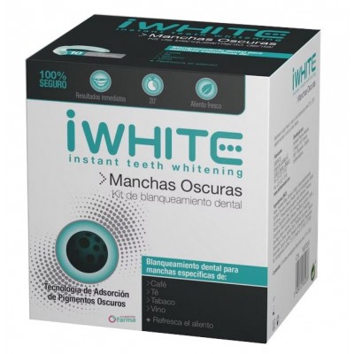 Comprar IWHITE MANCHAS OSCURAS KIT DE BLANQUEAMIENTO 10 MOLDES al mejor precio en NuestraFarma, tu farmacia online