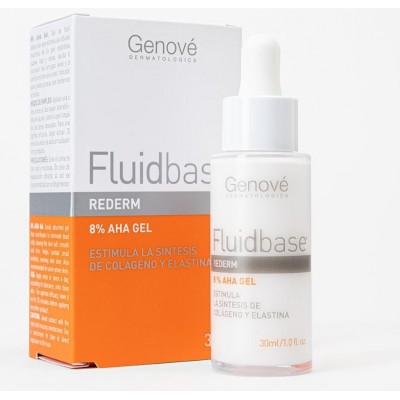 Comprar FLUIDBASE REDERM GEL 8% AHA 30 ML al mejor precio en NuestraFarma, tu farmacia online